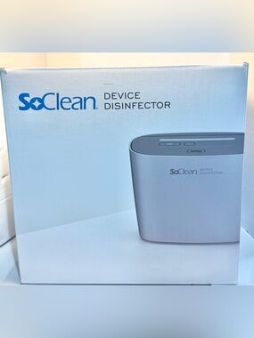 So clean device disinfect or new in box THE SOCLEAN O3 SMARTHOME CLEANING SYSTEM